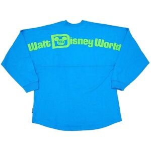 2020 Disney Parks Walt‎ Disney World Neon Blue Spirit Jersey S